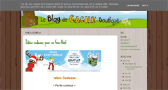 Desktop Screenshot of blog.cacheboutique.fr