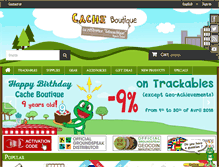 Tablet Screenshot of cacheboutique.com
