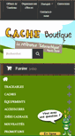 Mobile Screenshot of cacheboutique.fr